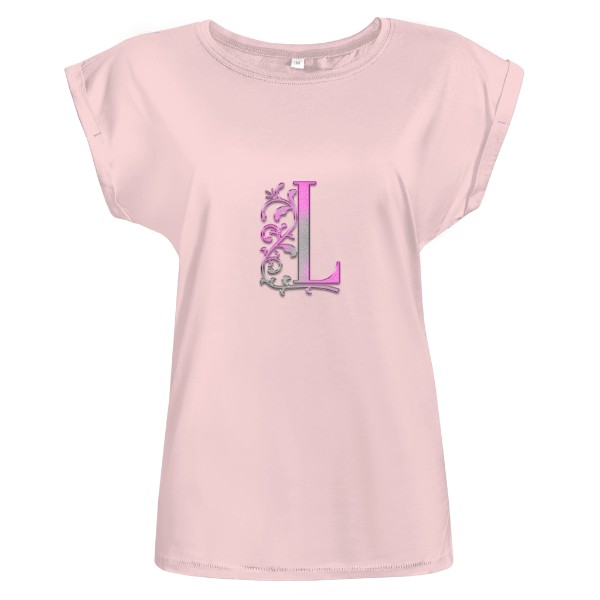 Tričko s potiskem Písmeno L