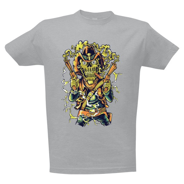 Tričko s potiskem Pistolník