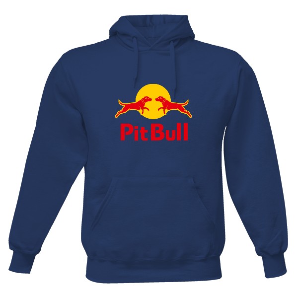 Pánská mikina s kapucí s potiskem PitBull energy - Mikina