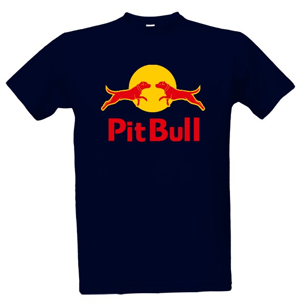 Tričko s potiskem PitBull energy - Pánské