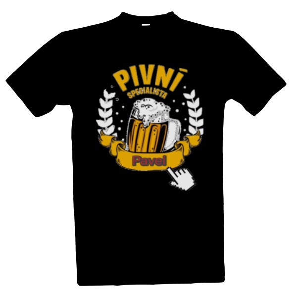 Tričko s potiskem Pivní Specialista