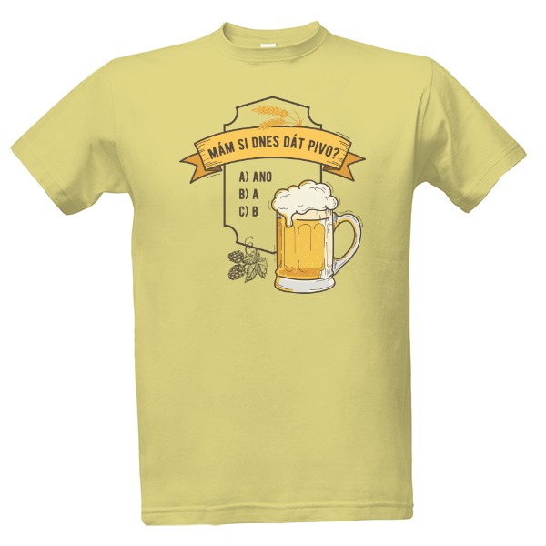Tričko s potiskem Pivo dnes