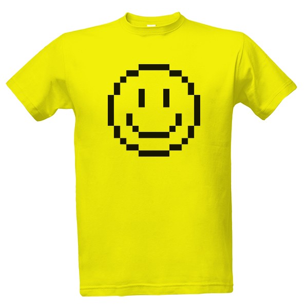 Tričko s potiskem Pixel Smajlík
