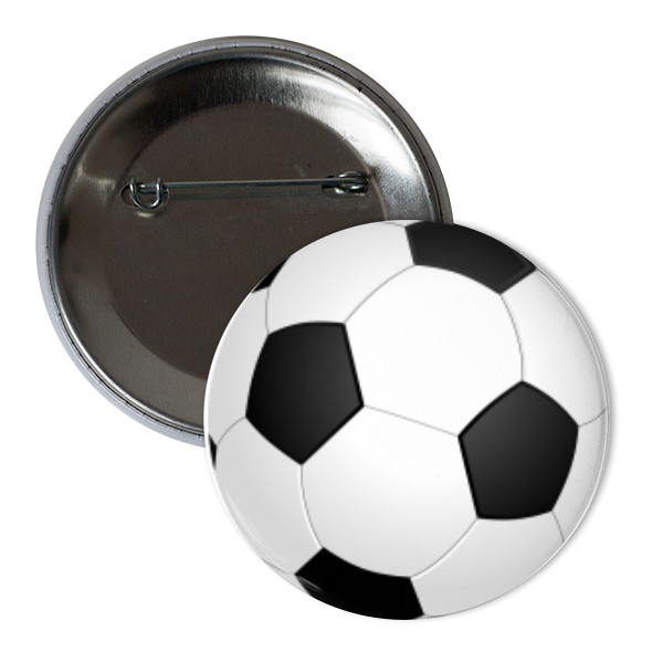 Odznáček s potiskem Placka fotbal
