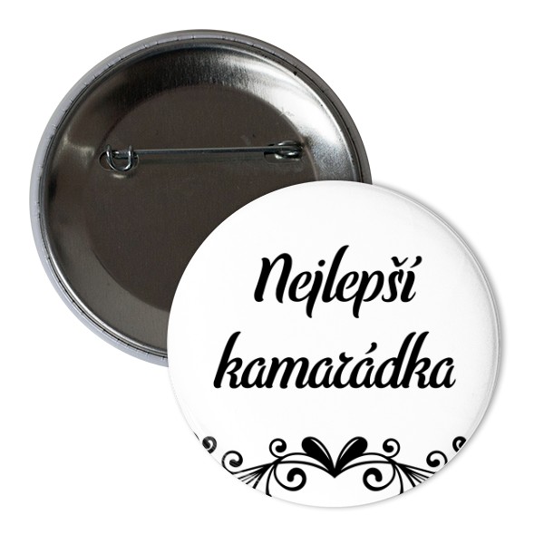 Placka Nejlepší kamarádka - tým nevěsty