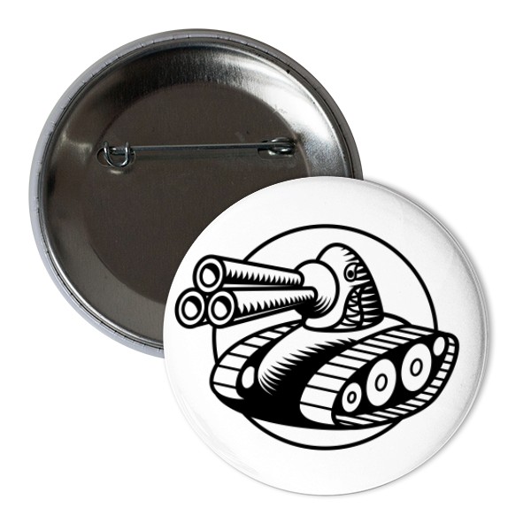 Odznak  s potlačou Nový produkt