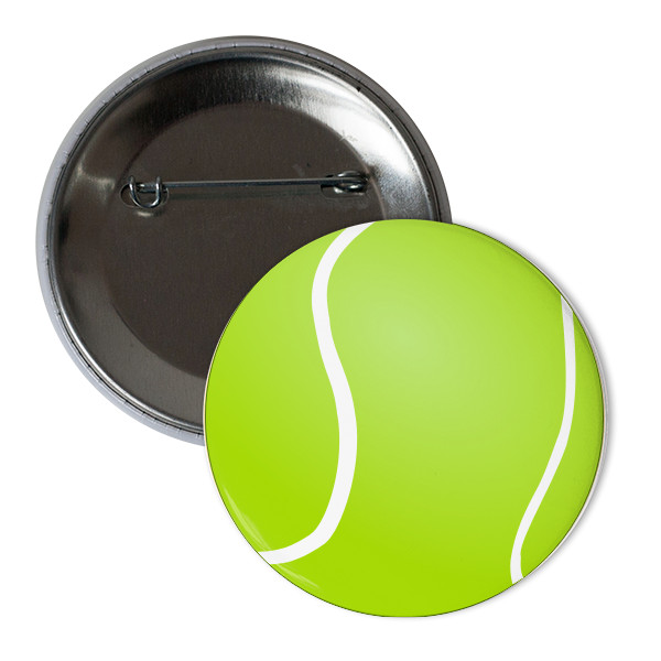 Odznak  s potlačou placka tenis