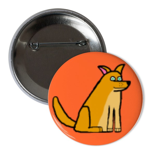 Odznak  s potlačou Placka