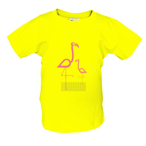 Tričko s potiskem Plameňáci