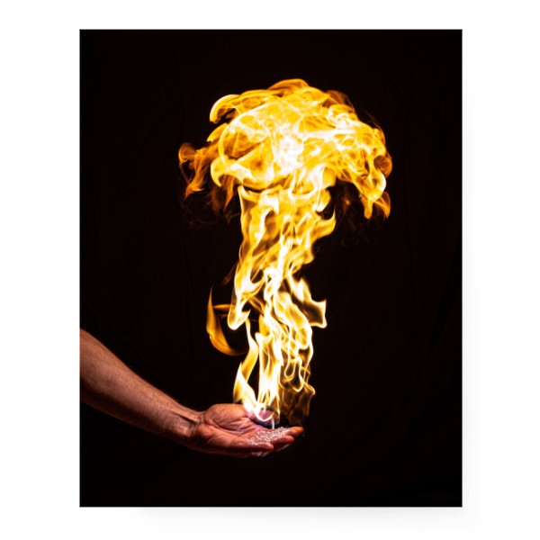 Fotoplátno 3:4 s potiskem Plameny