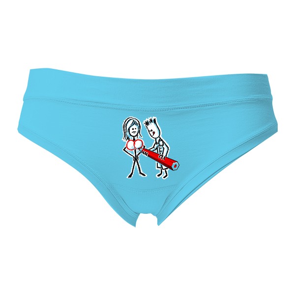 Kalhotky Fox - Výprodej s potiskem Plastika prsou