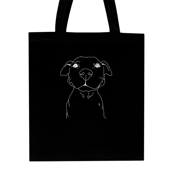 Nákupní taška unisex s potiskem Plátěnka bull