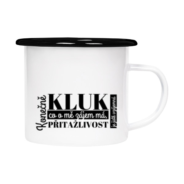 Plecháčik- smaltový lem s potlačou Nový produkt