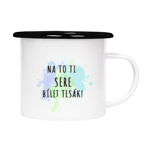 Plecháčik- smaltový lem s potlačou Nový produkt