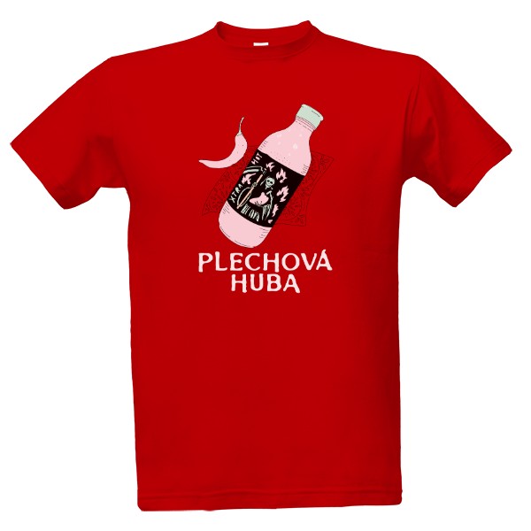 Tričko s potiskem Plechová huba 