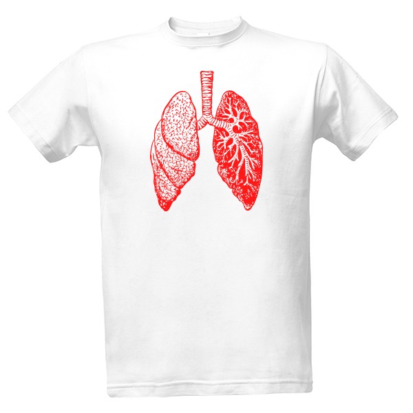 Tričko s potiskem plíce