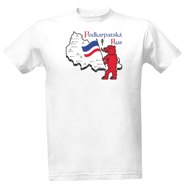 Tričko s potiskem Podkarpatská Rus