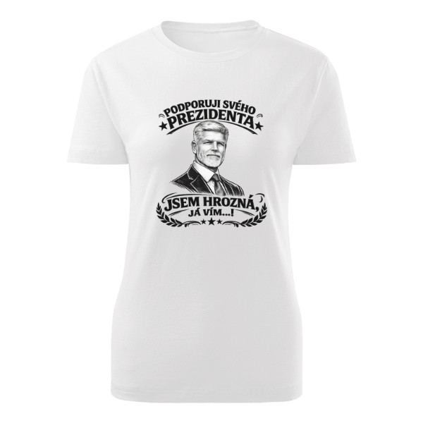 Tričko s potiskem Podporuji našeho prezidenta