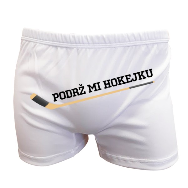 Trenírky s potlačou Podrž mi hokejku