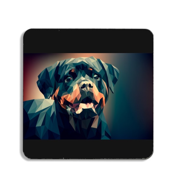 Podložka pod hrnček  s potlačou Podtácek ,,Rotvajler,,