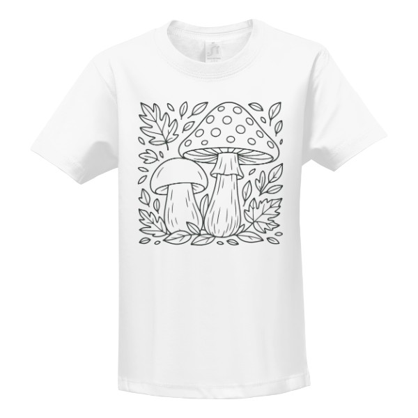 Podzimní omalovánky - houby