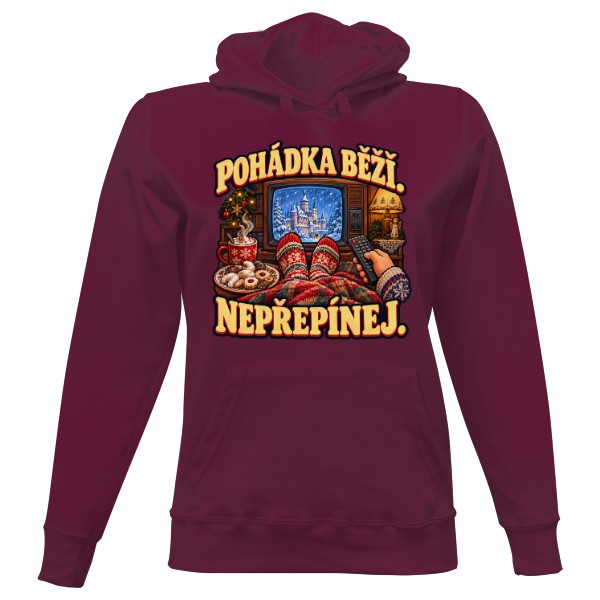 Dámska mikina s kapucňou s potlačou Nový produkt