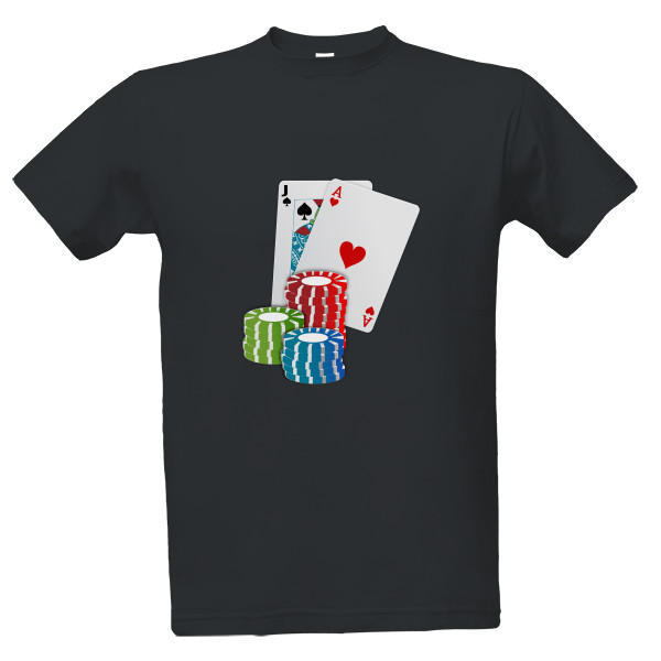 Tričko s potiskem Poker