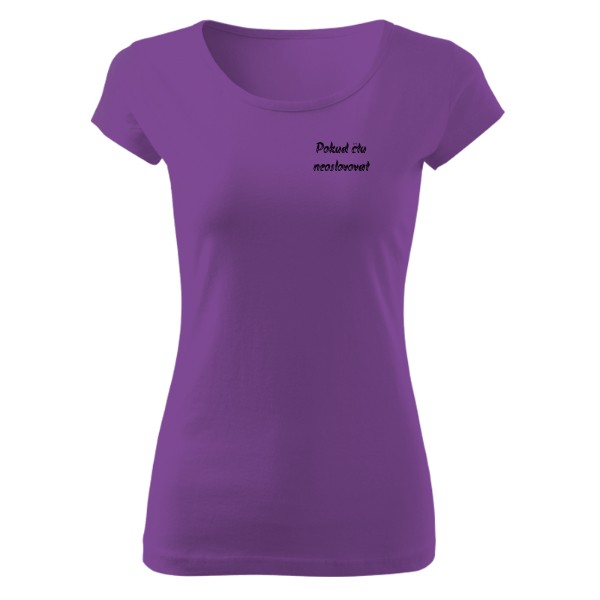 Tričko s potiskem Pokud čtu