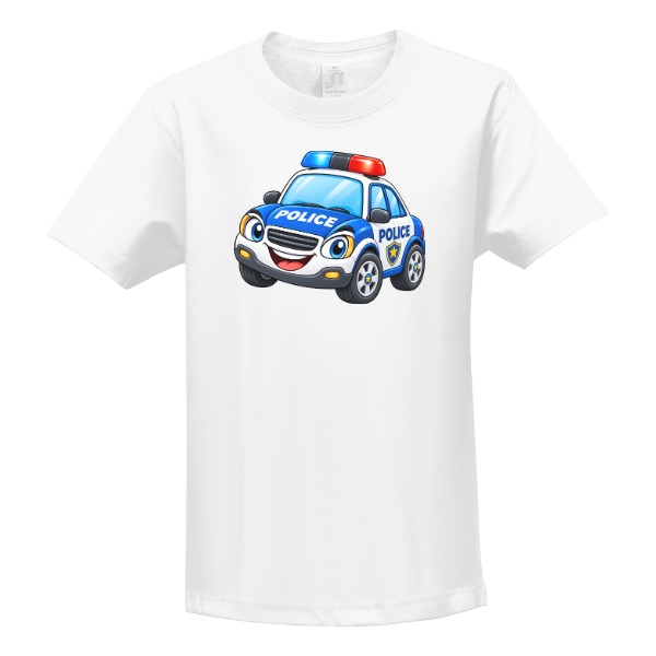 T-shirt Police Car