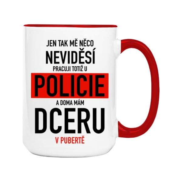 Policie - dcera v pubertě