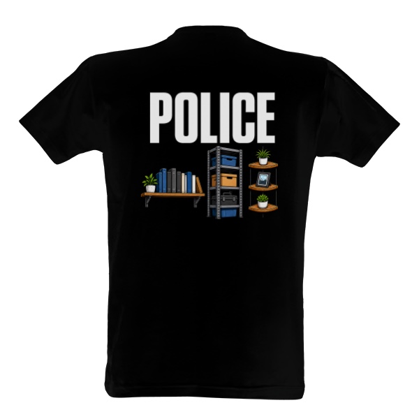 Tričko s potiskem Poličky