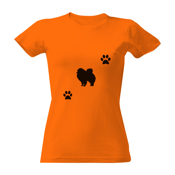 Tričko s potlačou Pomeranian labky