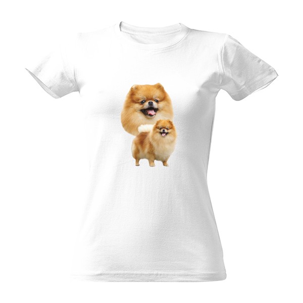 Tričko s potiskem Pomeranian