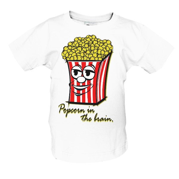 Tričko s potiskem Popcorn In The Brain Ramirez