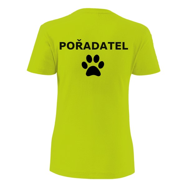 Tričko s potiskem Pořadatel TREIBBALL