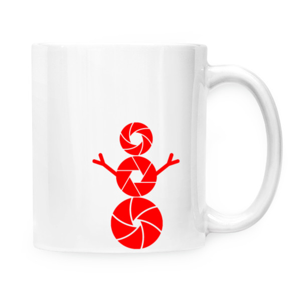 Porcelánový hrnek sněhulák Clona