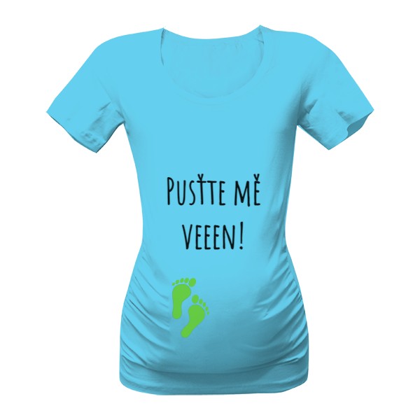 Tričko s potiskem Pusťte mě ven!