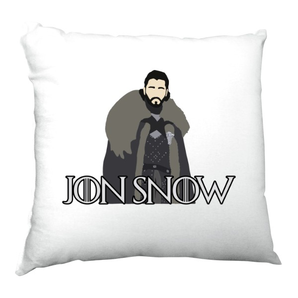 Polštář saténový s potiskem Postavy ze Hry o Trůny Jon Snow