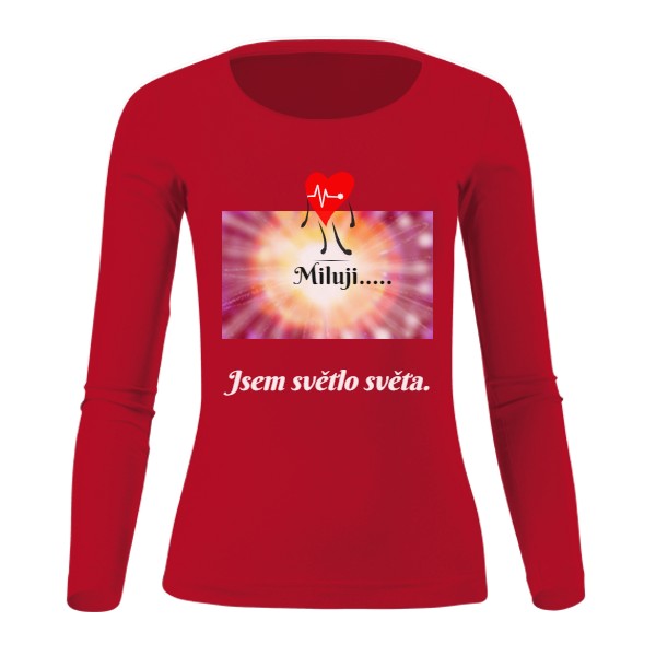 Tričko s potiskem Pozitivně laděné tričko pro pozitivní náladu 