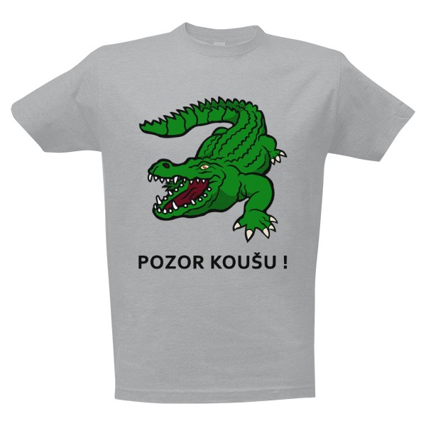 Tričko s potiskem Pozor koušu