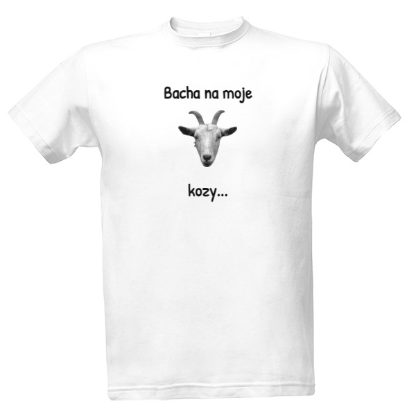 Tričko s potiskem Pozor na kozy