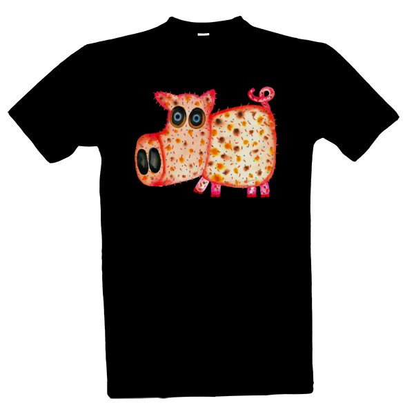 Tričko s potiskem Prase