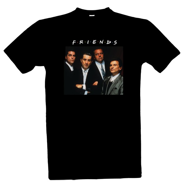 Tričko s potiskem Přátelé - Friends - Mafiáni - Goodfellas