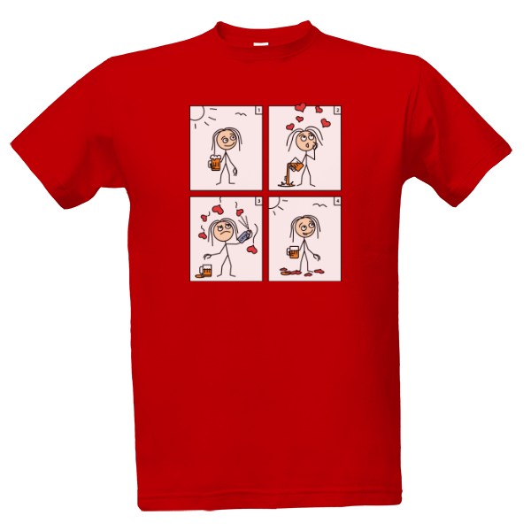 Tričko s potlačou Pravá láska