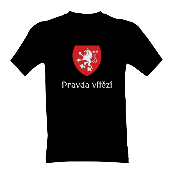 Tričko s potiskem Pravda vítězí