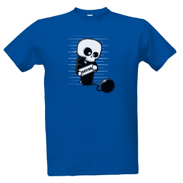 Tričko s potiskem Právem zatčen - Pánské