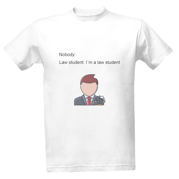 Tričko s potlačou Právník