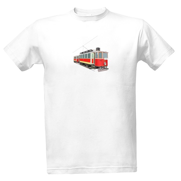 Tričko s potiskem Pražská tramvaj 