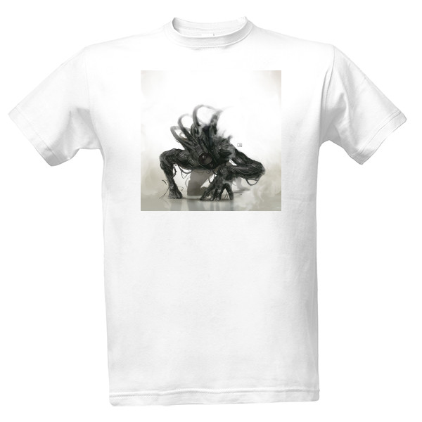 Tričko s potiskem HANCZ TV PREDÁTOR WHITE