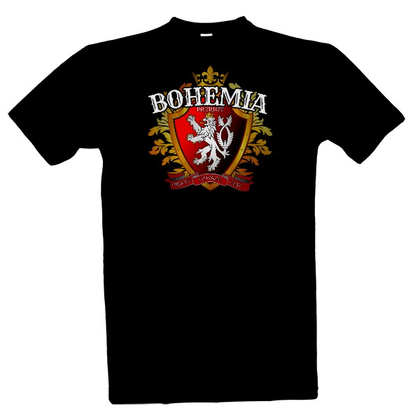 Tričko s potiskem Premium Bohemia Patriot Gold